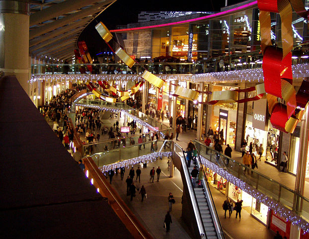 The mega shopping complex in Liverpool